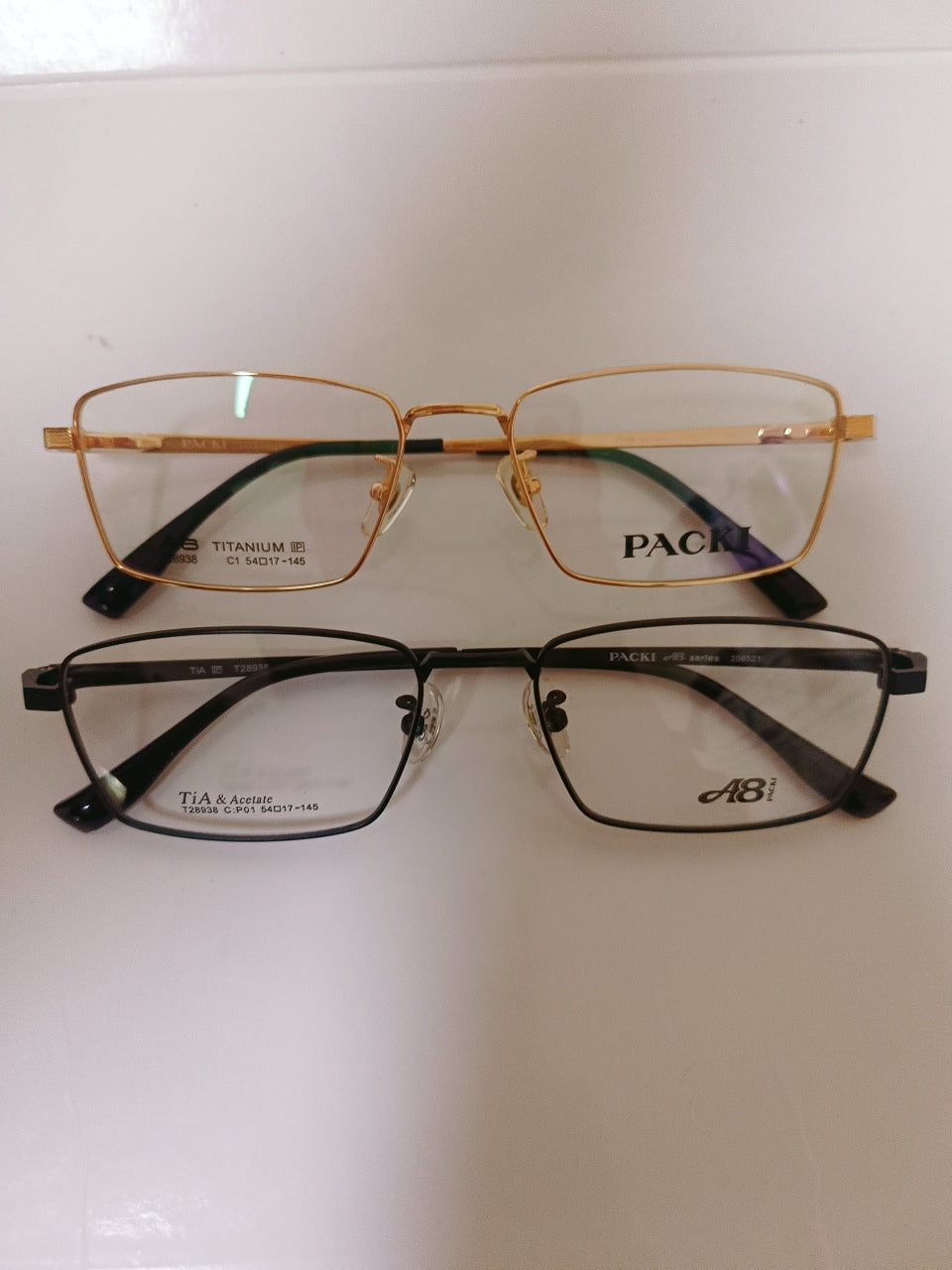 Baiqi PACKI Glasses Frame Ultra-Light Titanium & Alloy for Maximum Comfort 🤓