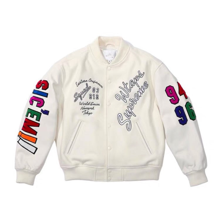 Supr*me 21FW Varsity Jacket Wang Taitai Edition
