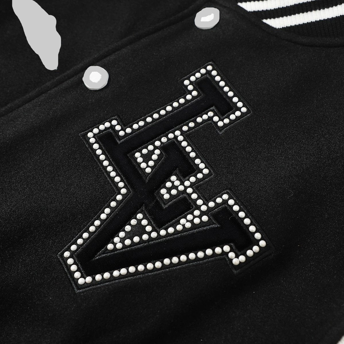 LoomVision French Branded Varsity Jacket Premium Streetwear Elegance